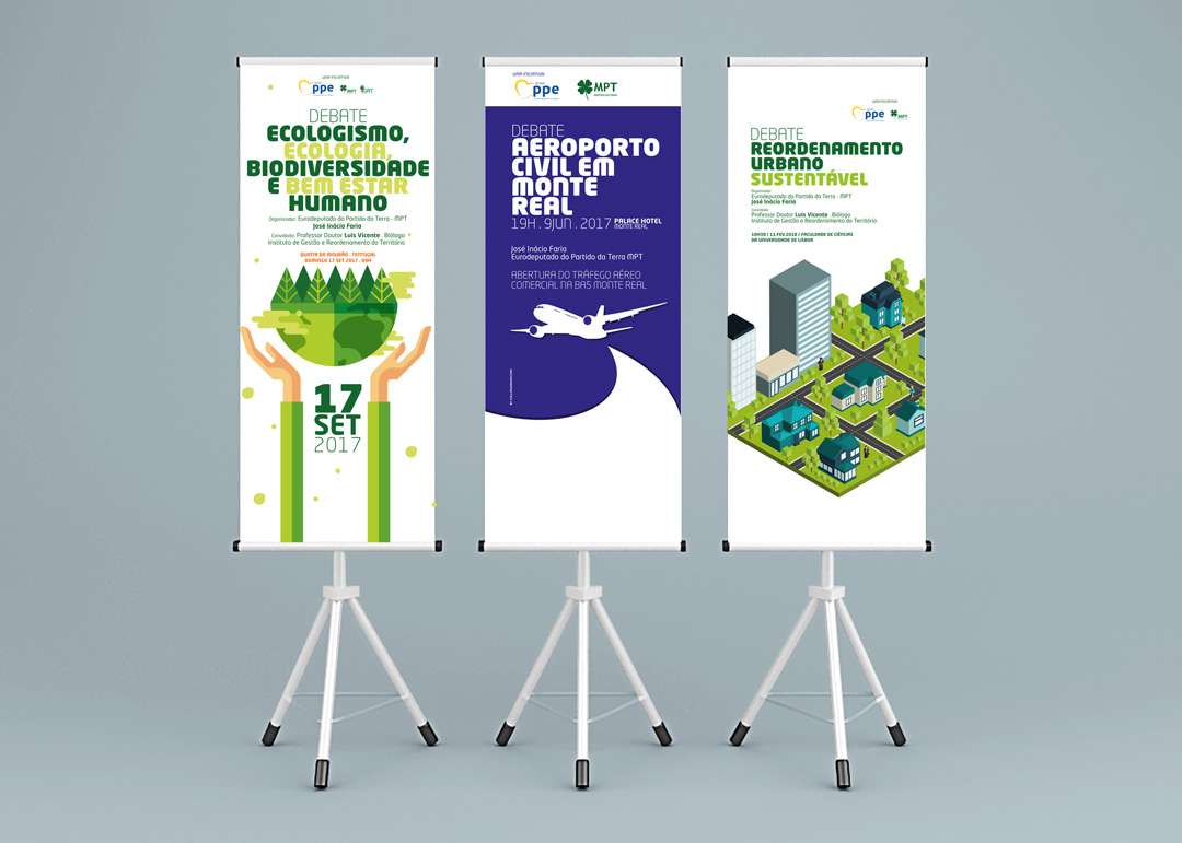 banners eurodeputado design grafico leiria