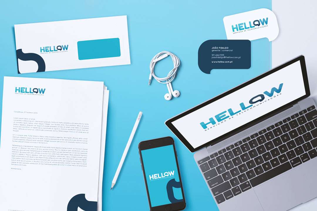 estacionário hellow design leiria editorial webdesign comunicação estratégica publicidade