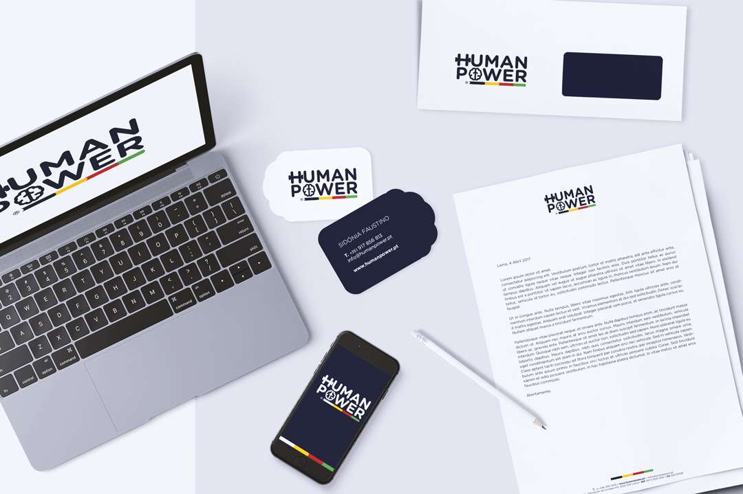 estacionário humanpower design leiria editorial webdesign comunicação estratégica publicidade