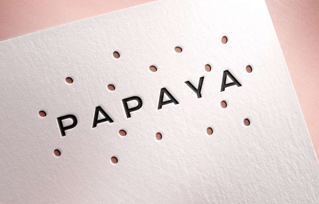 logotipo papaya leiria editorial webdesign comunicação estratégica publicidade
